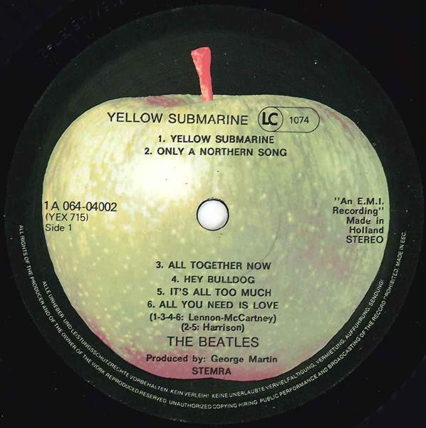 The Beatles : Yellow Submarine (LP, Album, RE)