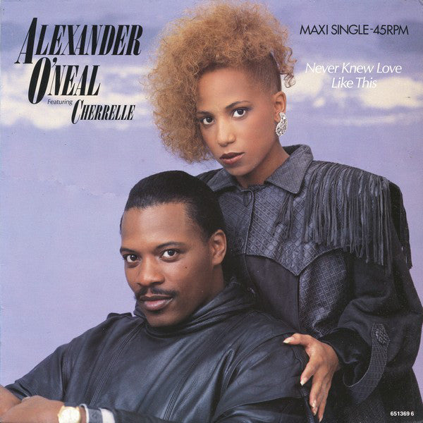 Alexander O'Neal Featuring Cherrelle : Never Knew Love Like This (12", Maxi)