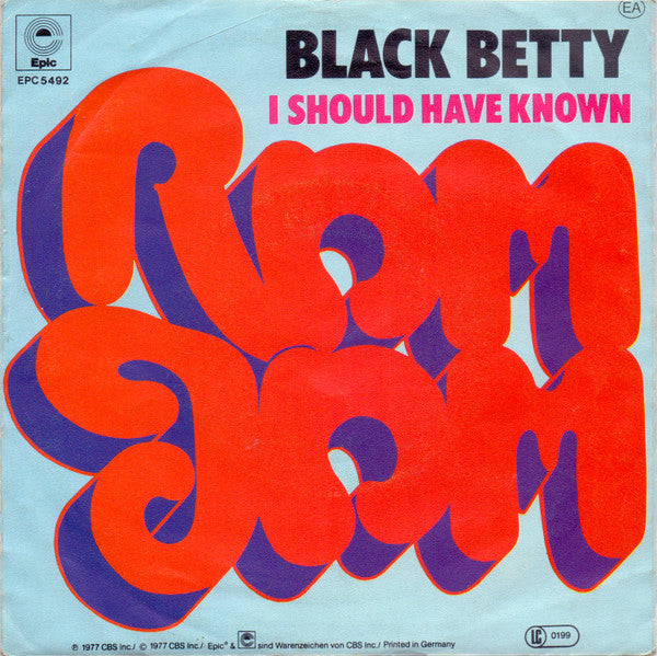 Ram Jam : Black Betty (7", Single)