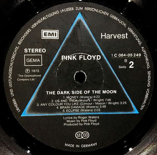 Pink Floyd : The Dark Side Of The Moon (LP, Album, RE, Gat)