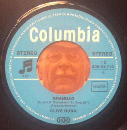 Clive Dunn : Grandad (7", Single)