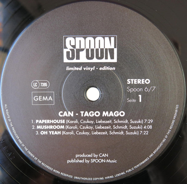 Can : Tago Mago (2xLP, Album, Ltd, RE, Gat)