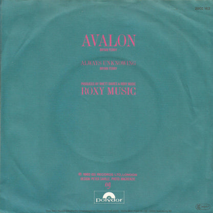 Roxy Music : Avalon (7", Single)