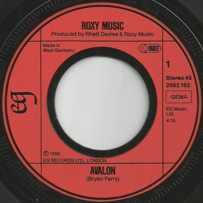 Roxy Music : Avalon (7", Single)