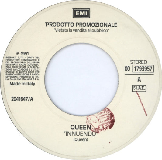 Queen / The Real Milli Vanilli : Innuendo / Keep On Running (7", Promo)