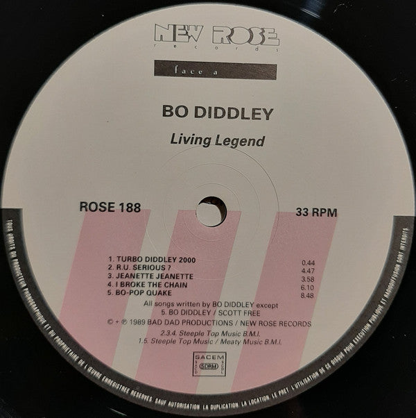 Bo Diddley : Living Legend  (LP, Album)