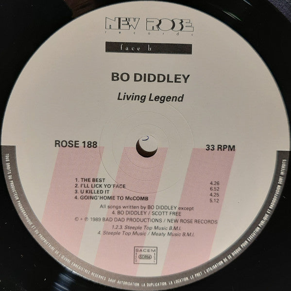 Bo Diddley : Living Legend  (LP, Album)