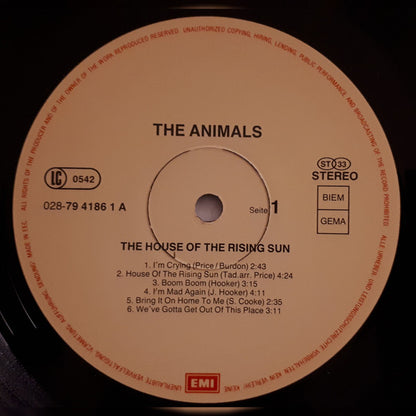 The Animals : House Of The Rising Sun (LP, Comp)