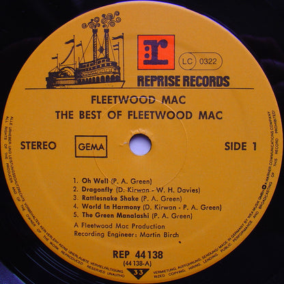 Fleetwood Mac : The Best Of Fleetwood Mac (LP, Comp, RE)