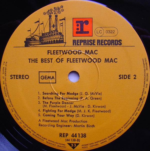 Fleetwood Mac : The Best Of Fleetwood Mac (LP, Comp, RE)