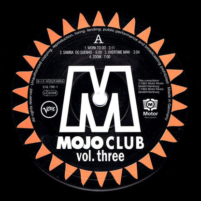 Various : Mojo Club Presents  Dancefloor Jazz Volume Three (Work To Do) (2xLP, Comp)