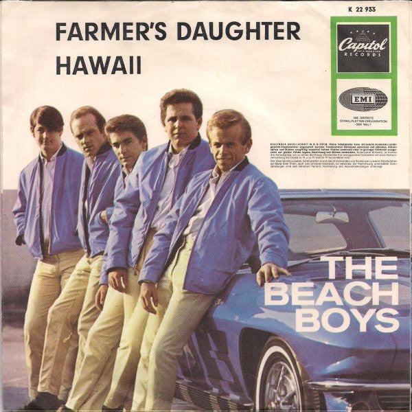 The Beach Boys : Farmer's Daughter / Hawaii (7", Single)