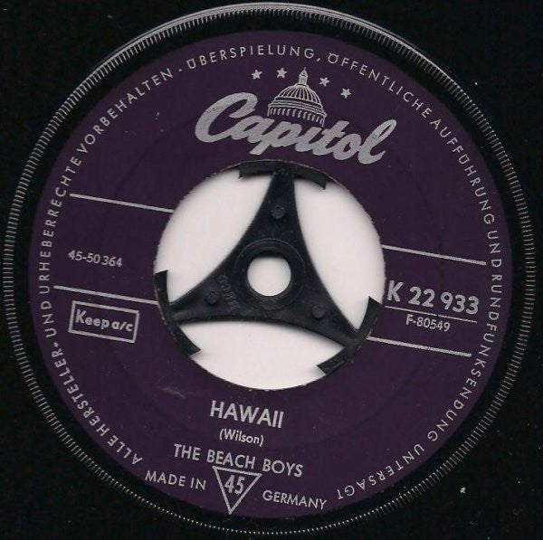 The Beach Boys : Farmer's Daughter / Hawaii (7", Single)