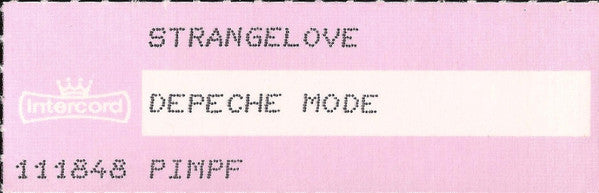 Depeche Mode : Strangelove (7", Single)