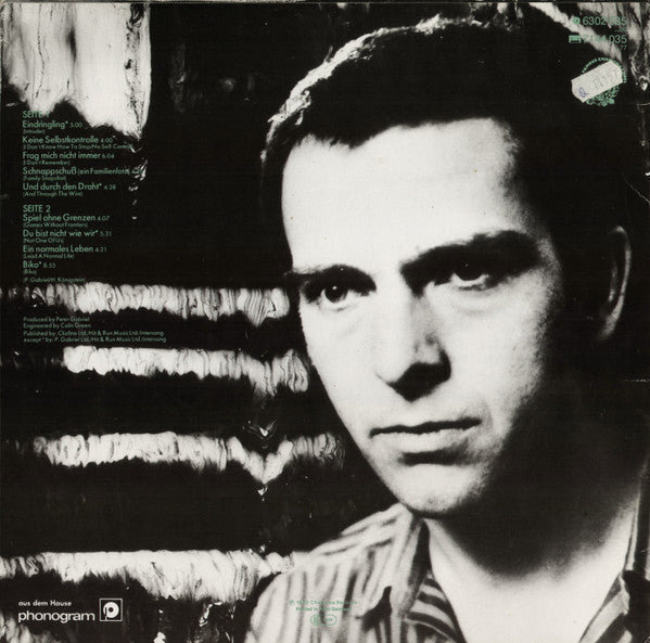 Peter Gabriel : Ein Deutsches Album (LP, Album)