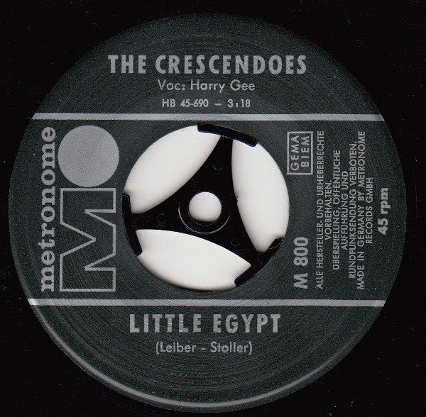 The Crescendoes : Little Egypt (7", Single)