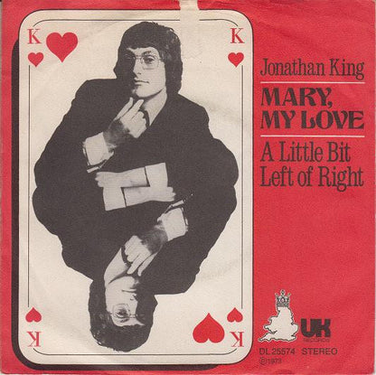 Jonathan King : Mary, My Love (7", Single)