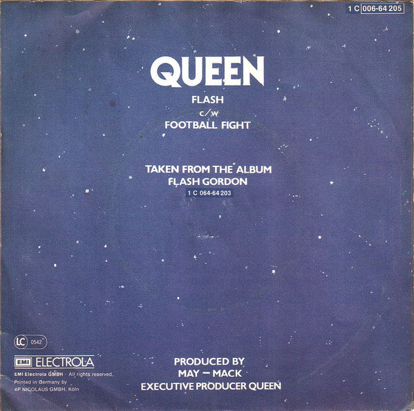 Queen : Flash (7", Single, Red)