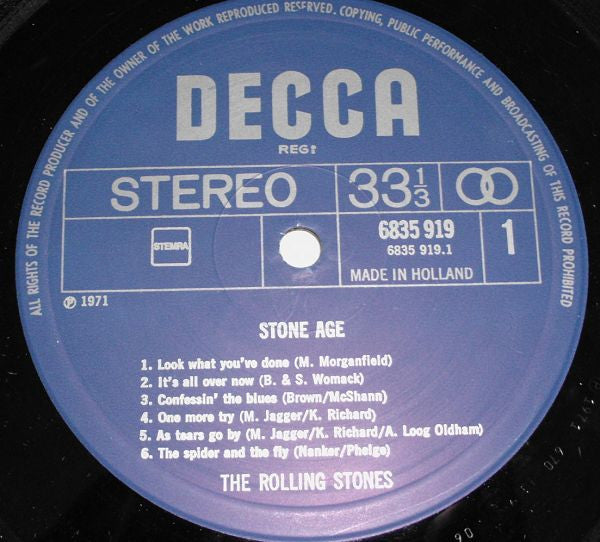 The Rolling Stones : Stone Age / Got Live If You Want It ! (LP + LP, Comp + Comp)