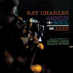 Ray Charles : Genius + Soul = Jazz (LP, Album, RE)