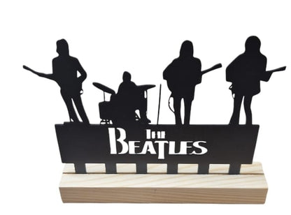 Beatles Silhouette Decoratie Standaard Metaal