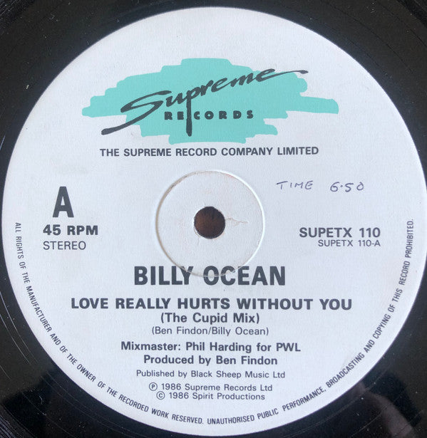 Billy Ocean : Love Really Hurts Without You (12", Single)