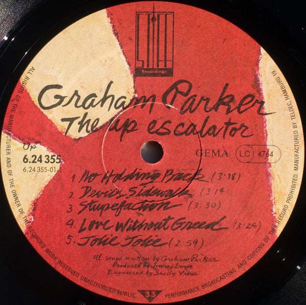 Graham Parker : The Up Escalator (LP, Album)