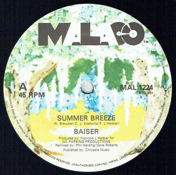 Baiser : Summer Breeze (12", B&W)