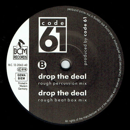 Code 61 : Drop The Deal (12")