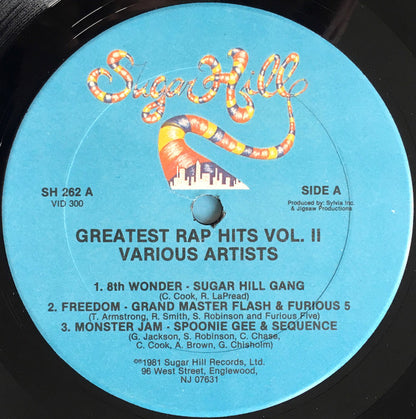 Various : Greatest Rap Hits Vol. 2 (LP, Comp)