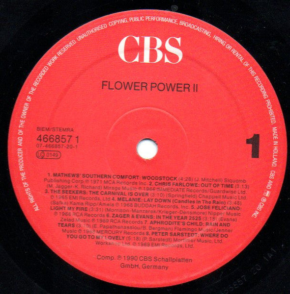 Various : Flower Power 2 (2xLP, Comp)