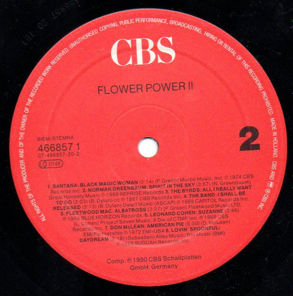 Various : Flower Power 2 (2xLP, Comp)