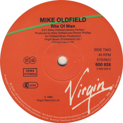 Mike Oldfield : Moonlight Shadow (Extended Version) (12", Maxi)