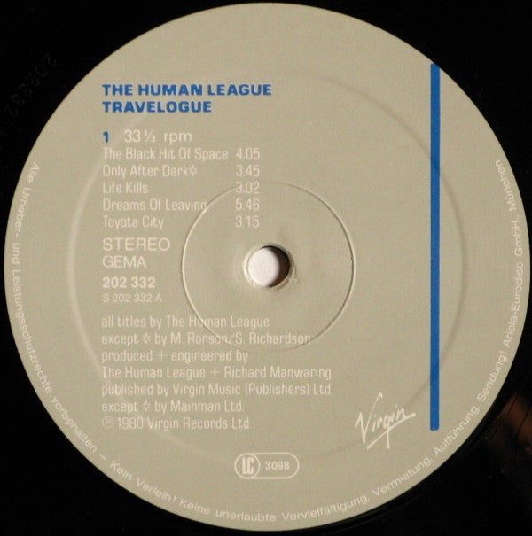 The Human League : Travelogue (LP, Album)