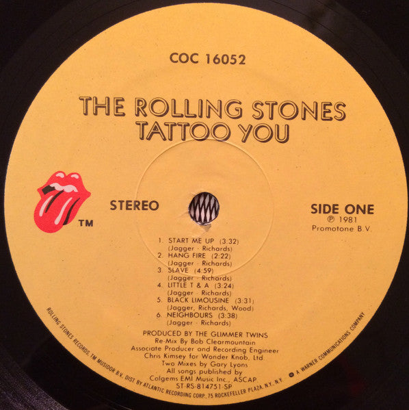 Rolling Stones* : Tattoo You (LP, Album, SP )