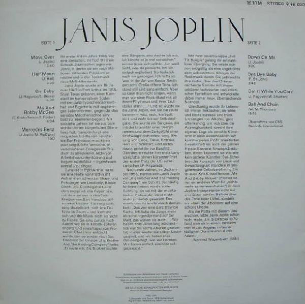 Janis Joplin : Janis Joplin (LP, Comp)