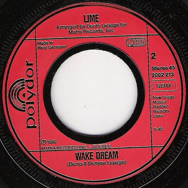 Lime (2) : A Man And A Woman (7", Single)