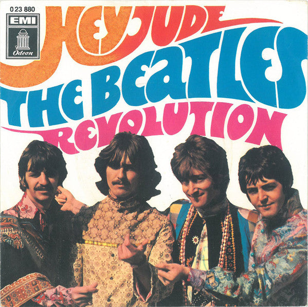 The Beatles : Hey Jude / Revolution (7", Single, Mono)