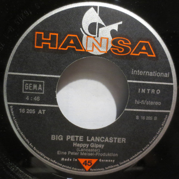 Big Pete Lancaster : Mack The Knife / Happy Gipsy (7", Single)