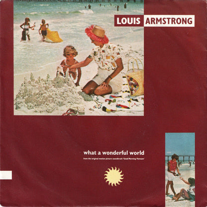 Louis Armstrong : What A Wonderful World (7", Single)