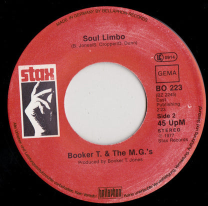 Booker T & The MG's : Time Is Tight (7", Single, RE)