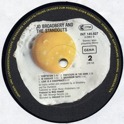 Jo Broadbery & The Standouts : Jo Broadbery & The Standouts (LP, Album)