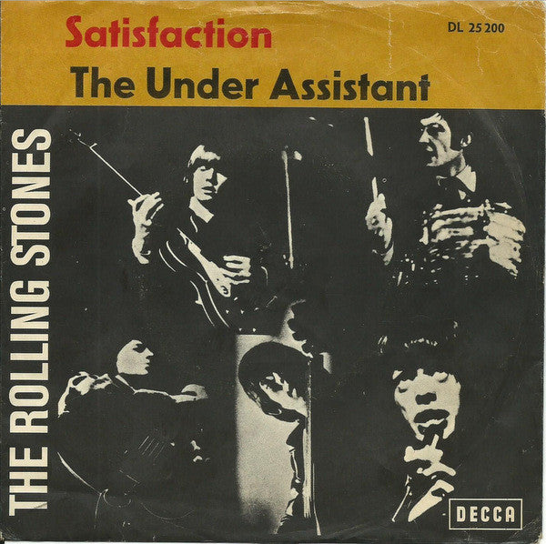 The Rolling Stones : Satisfaction / The Under Assistant (7", Single)