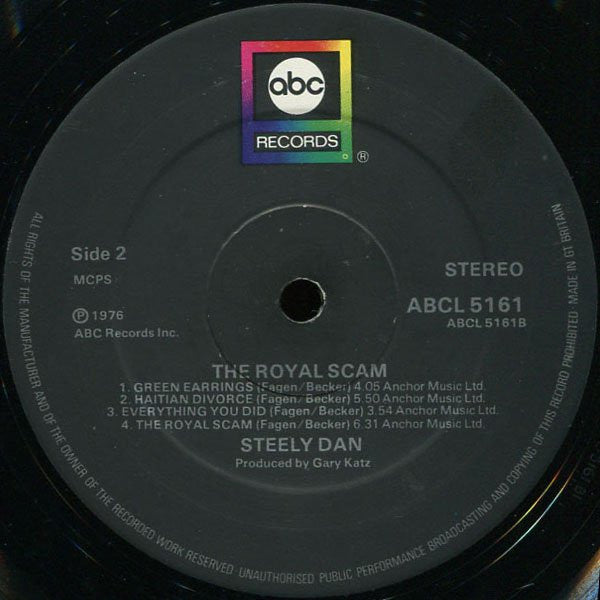 Steely Dan : The Royal Scam (LP, Album, Bla)