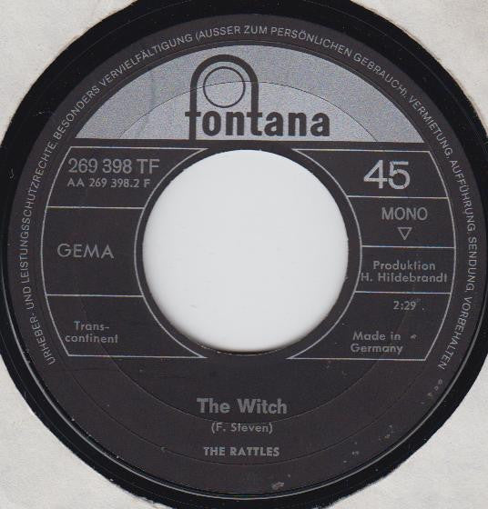 The Rattles : Geraldine / The Witch (7", Single, Mono)