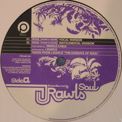 J. Rawls : Soul / Bailar (12")