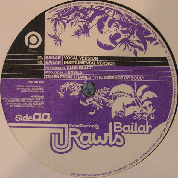 J. Rawls : Soul / Bailar (12")