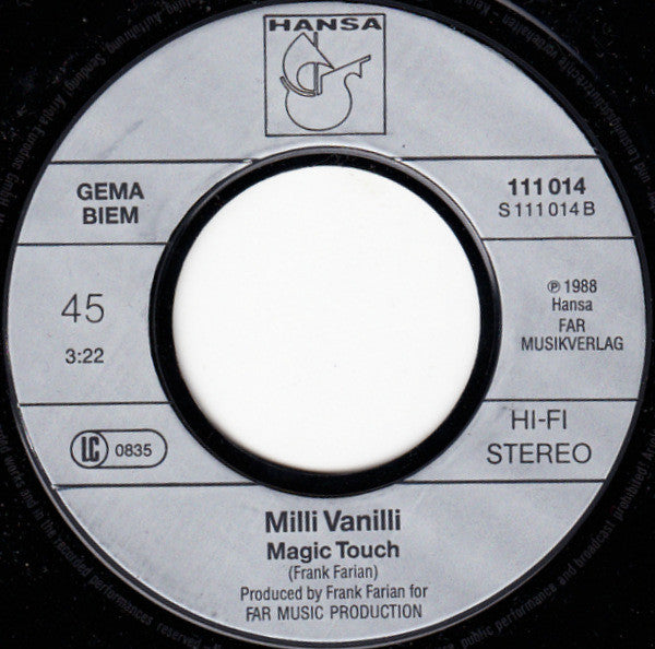 Milli Vanilli : Girl You Know It's True (7", Single)