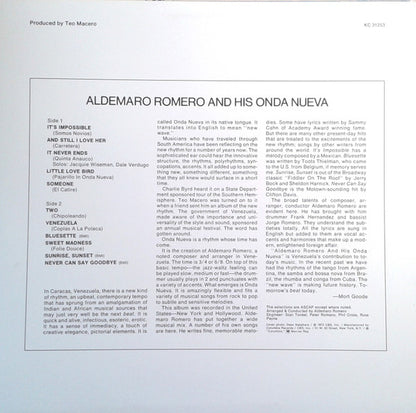 Aldemaro Romero And His Onda Nueva* : Aldemaro Romero And His Onda Nueva (LP, Album, RE)