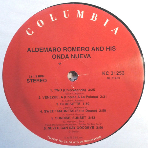 Aldemaro Romero And His Onda Nueva* : Aldemaro Romero And His Onda Nueva (LP, Album, RE)